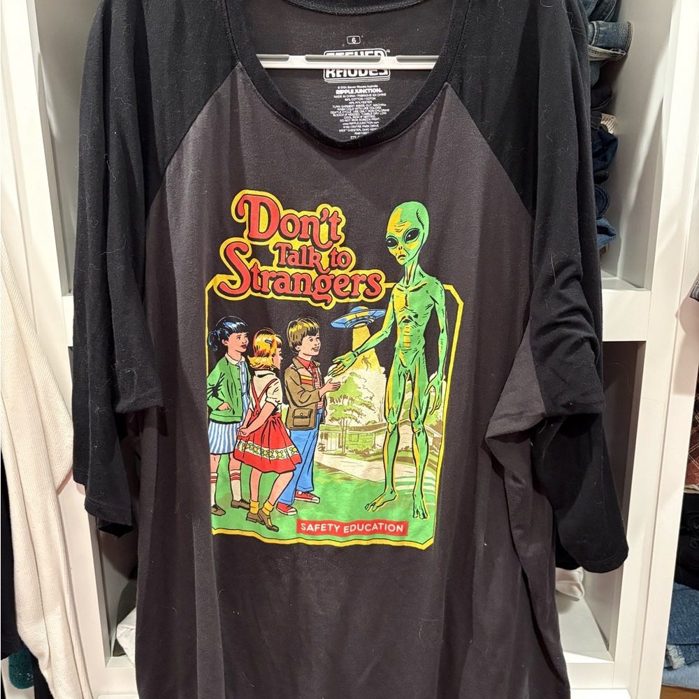 Torrid Black Steven Rhodes Graphic Tee